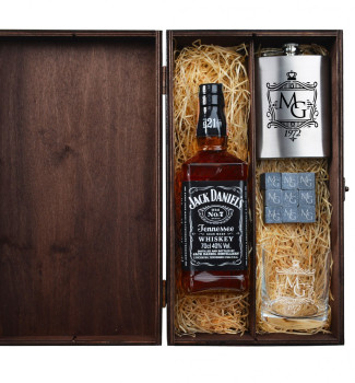 Men's Box Stones & Flask