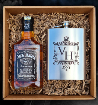 Whisky BOX - ploskačka & Jack